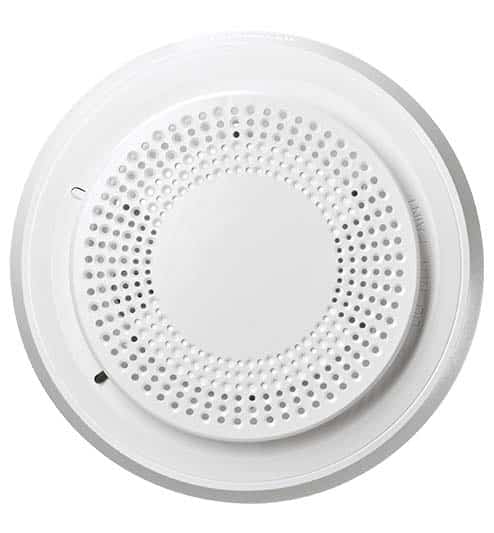 Smoke detector for monitored fire alarm