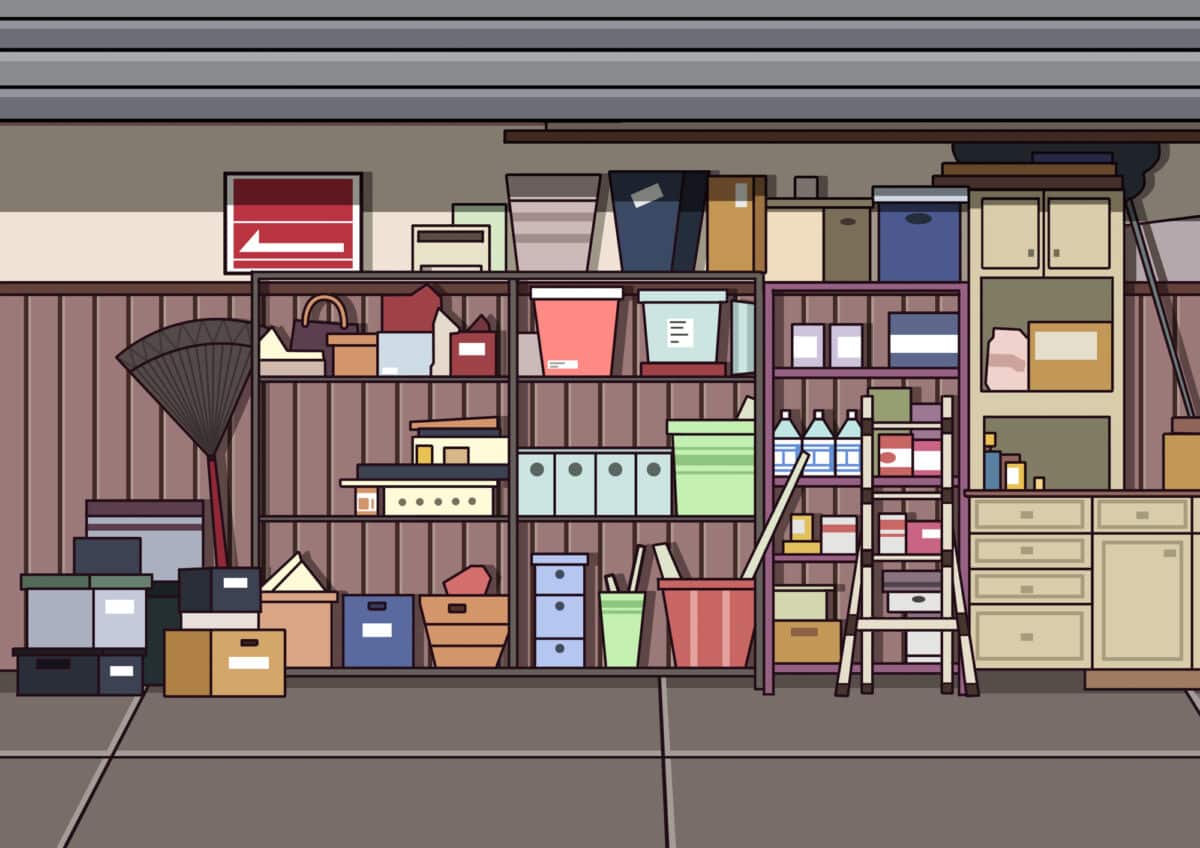 an example image of a well organized and much safer garage